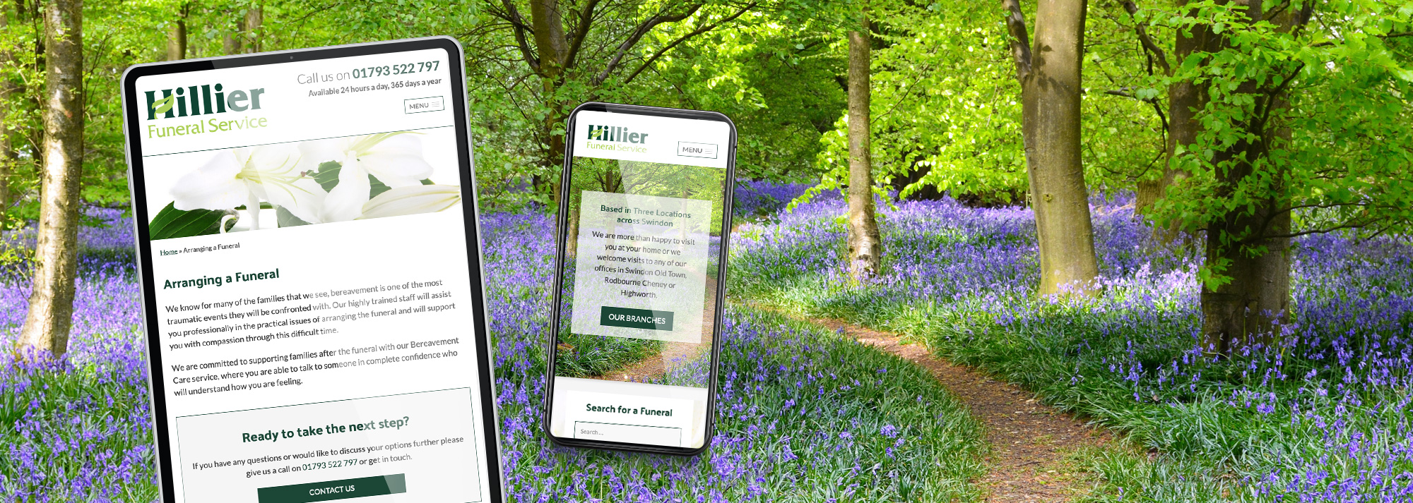 Our work hillier funeral service website