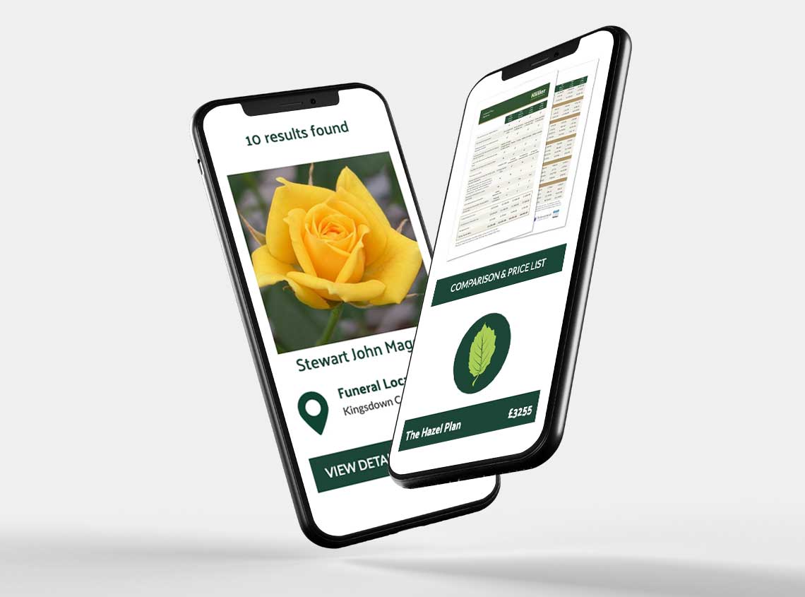 Our work hillier funeral service website
