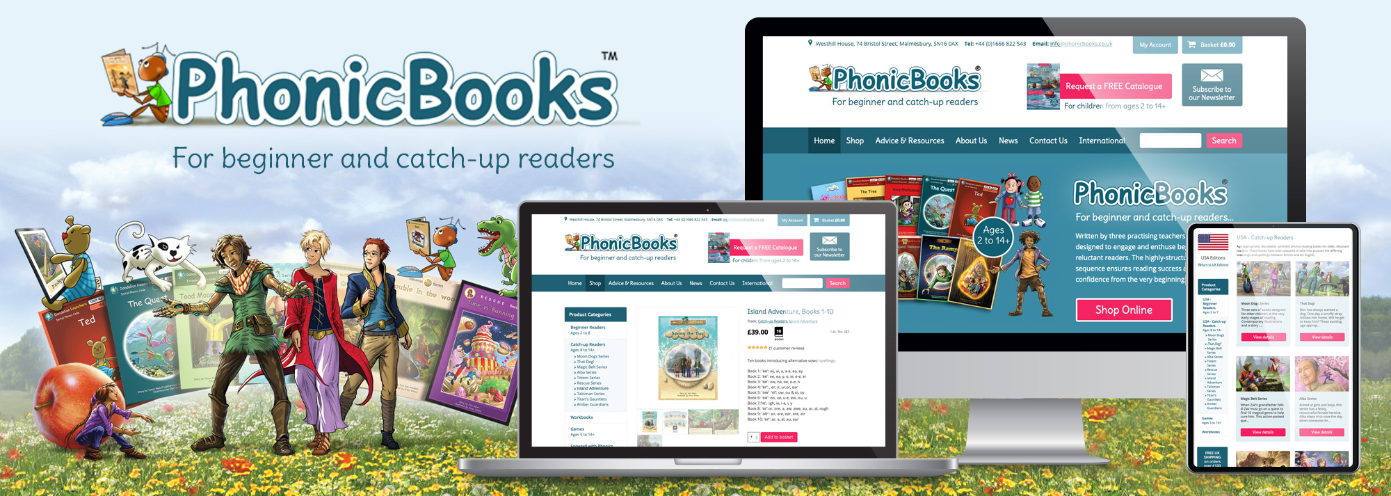 Phonic Books eCommerce Website