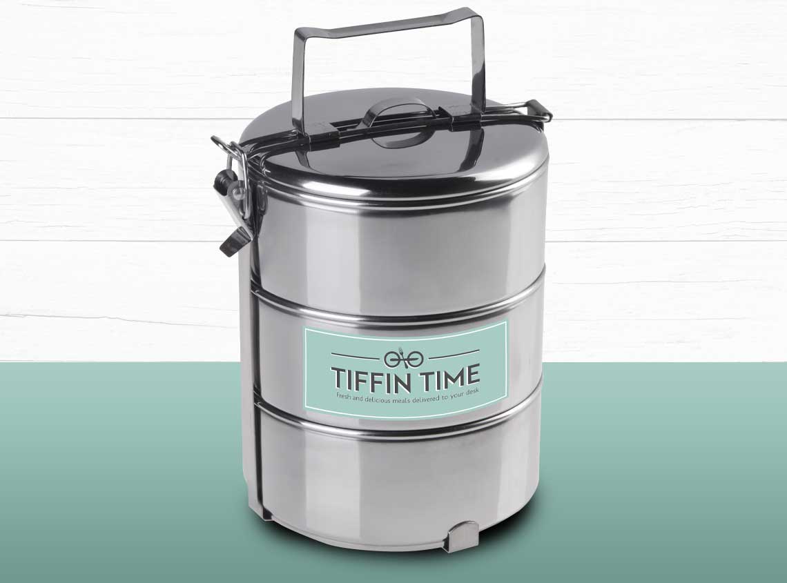 Our work tiffin time branding